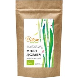 Młody jęczmień sok sproszkowany 100g BIO Batom cena 41,35zł