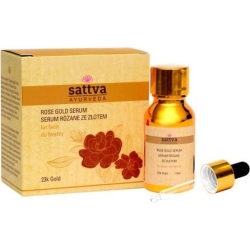 Serum do twarzy różane ze złotem 15ml Sattva cena 39,09zł