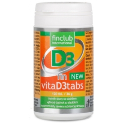 fin VitaD3tabs 120tabletek do ssania cena 96,00zł