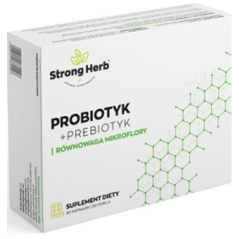 Strong Herb Probiotyk prebiotyk 30kapsułek cena 109,00zł