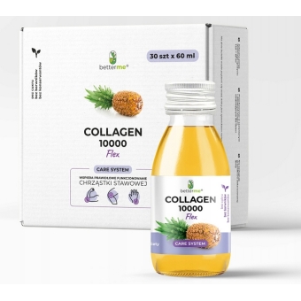 betterme Collagen 10000 Flex shot kolagen rybi do picia na stawy kości mięśnie 30sztuk cena 254,90zł