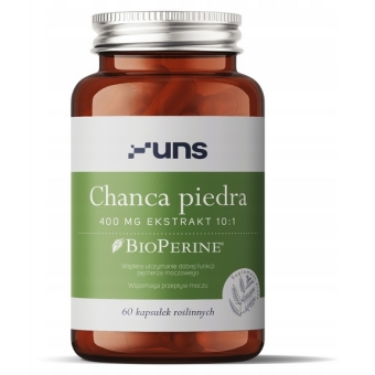 UNS Chanca piedra 400mg 60kapsułek cena 39,00zł