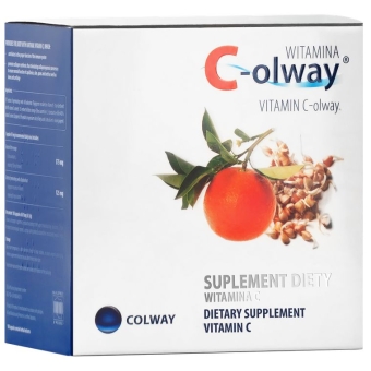 Colway Witamina C naturalna 615mg 100kapsułek cena 127,00zł