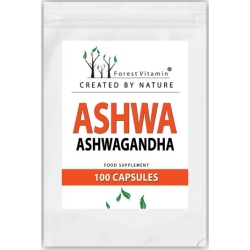 Ashwagandha 120mg 100kapsułek Forest Vitamin cena 19,90zł