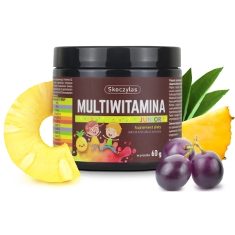 Skoczylas Multiwitamina Junior proszek 60g cena 46,90zł