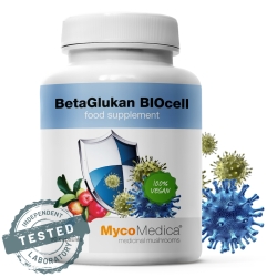 MycoMedica BetaGlukan BIOcell 90kapsułek cena 54,50zł