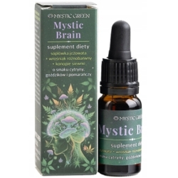 Mystic Brain Olejek konopny i grzyby adaptogenne cytryna goździki 10ml Mystic Green cena 202,90zł