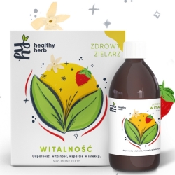 Zdrowy Zielarz Witalność zioła na przemęczenie 500ml Healthy Herb  cena 98,00zł