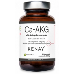 Kenay Ca-AKG alfa-ketoglutaran wapnia 60kapsułek cena 52,90zł