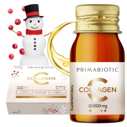 Primabiotic Collagen Shot 10000mg Winter Edition edycja zimowa z imbirem 30ml x 30sztuk Natubay cena 199,00zł