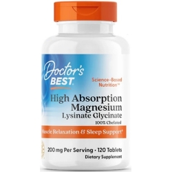 Doctor's Best High Absorption Magnesium 200mg 120tabletek cena 58,90zł