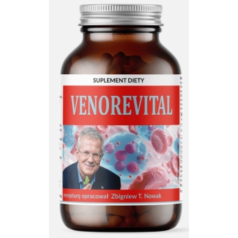 Venorevital (czarny czosnek witamina B6 B12 kwas foliowy) 60kapsułek Zbigniew T. Nowak cena 68,90zł