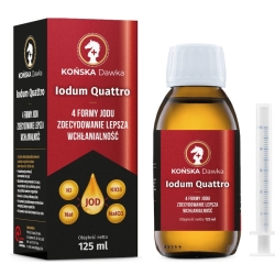 Końska Dawka Iodum Quatro cztery formy jodu 125ml cena 98,00zł