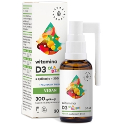 Aura Herbals Witamina D3 Vegan dla dzieci aerozol 30ml cena 21,95zł