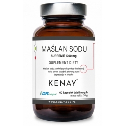 Kenay Maślan sodu Supreme 1200mg 60kapsułek dojelitowych cena 61,90zł
