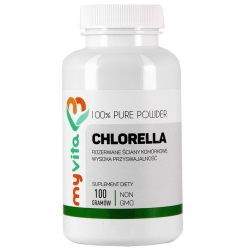 MyVita Chlorella proszek 100g cena 28,00zł