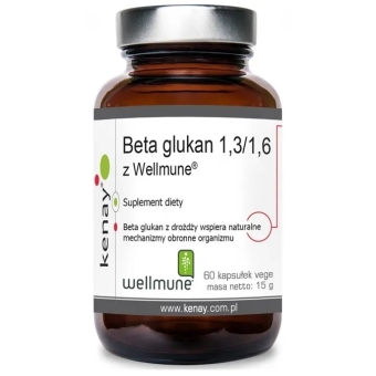 Kenay Beta glukan z Wellmune 60kapsułek cena 57,60zł