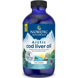 Nordic Naturals Arctic Cod Liver Oil (Olej z wątroby dorsza arktycznego BEZSMAKOWY) 237ml cena 115,50zł