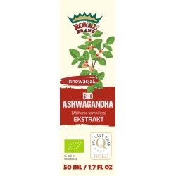 Ashwagandha krople 50ml Royal Brand cena 49,90zł