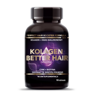 INTENSON Kolagen Better Hair 90tabletek data ważności 2025.04 cena 19,99zł