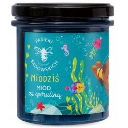 Miodziś miód ze spiruliną 430g Pasieki Sadowskich PROMOCJA cena 20,99zł