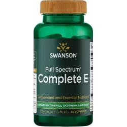 Swanson full spectrum witamina E  z tokotrienolami 60 kapsułek żelowych  cena 154,90zł