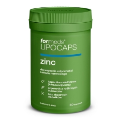 Formeds LIPOCAPS Zinc 30kapsułek cena 39,99zł