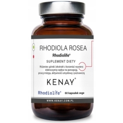 Kenay Różeniec górski Rhodiolife (Rhodiola rosea) 60kapsułek cena 95,95zł