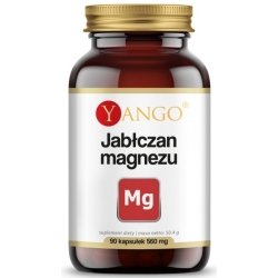 Yango Jabłczan Magnezu 90kapsułek cena 21,92zł