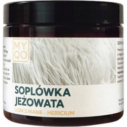 MYQO Soplówka Jeżowata Lion's Mane Hericium Ekstrakt 500mg 90kapsułek cena 99,90zł