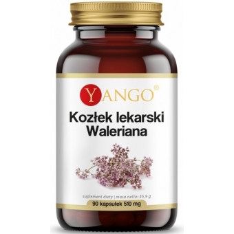 Yango Kozłek Lekarski Waleriana 90kapsułek cena 42,80zł