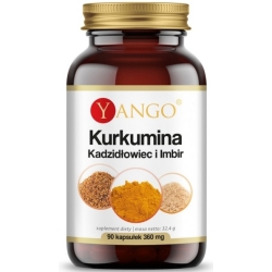 Yango Kurkumina Kadzidłowiec i Imbir 90kapsułek cena 69,40zł