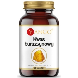 Yango Kwas Bursztynowy 90kapsułek cena 39,10zł