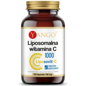 Yango Liposomalna witamina C 60kapsułek cena 54,90zł