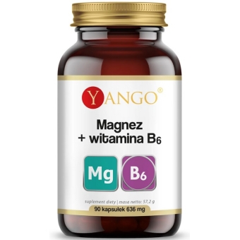 Yango Magnez + Witamina B6 90kapsułek cena 25,90zł