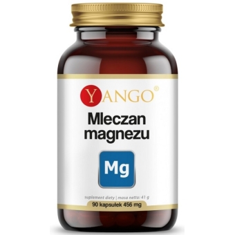 Yango Mleczan Magnezu 90kapsułek cena 19,90zł