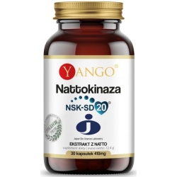 Yango Nattokinaza NSK-SD20® 30kapsułek cena 51,75zł