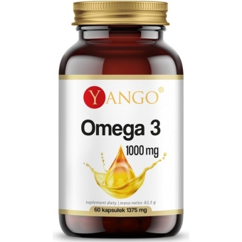 Yango Omega 3 1000 mg 60kapsułek cena 28,50zł