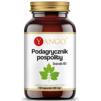 Yango Podagrycznik Pospolity Ekstrakt 10:1 90kapsułek cena 43,90zł