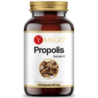 Yango Propolis Ekstrakt 4:1 90kapsułek cena 59,90zł