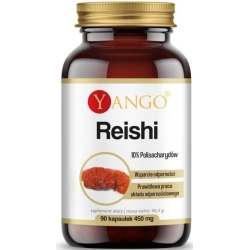Yango Reishi Ekstrakt 10% Polisacharydów 90kapsułek cena 55,00zł