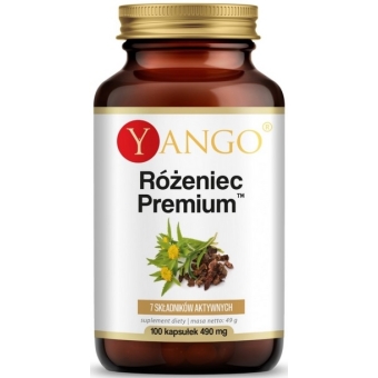 Yango Różeniec Premium™ 100kapsułek cena 67,90zł