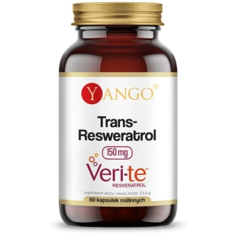 Yango Trans Resveratrol Veri-Te 60kapsułek cena 75,90zł