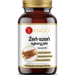 Yango Żeń-szeń Syberyjski Ekstrakt 90kapsułek cena 35,40zł