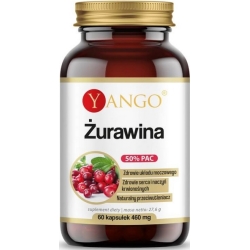 Yango Żurawina 50% PAC Ekstrakt 60kapsułek cena 53,90zł