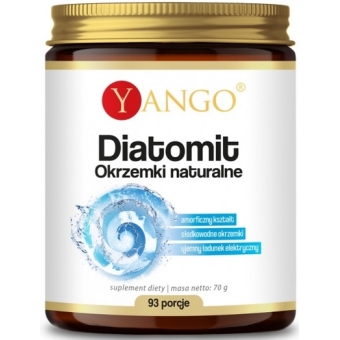 Yango Diatomit Okrzemki Naturalne Proszek (93 porcje) 70g cena 16,90zł