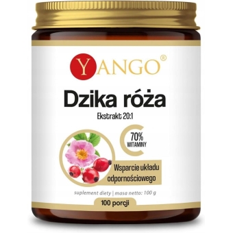 Yango Dzika Róża Ekstrakt Proszek (100 porcji) 100g cena 40,90zł