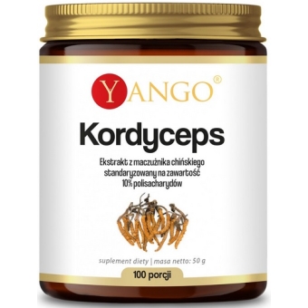 Yango Kordyceps Ekstrakt 10% Polisacharydów Proszek (100 porcji) 50g cena 67,90zł