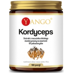 Yango Kordyceps Ekstrakt 10% Polisacharydów Proszek (100 porcji) 50g cena 67,90zł