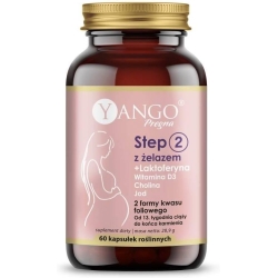 Yango Pregna Step 2 + Żelazo 60kapsułek cena 41,80zł